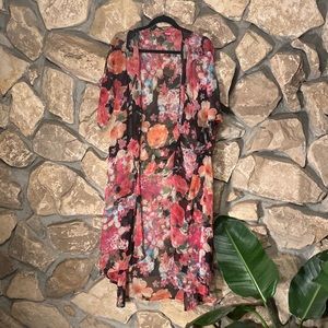 Gorgeous sheer kimono or robe
